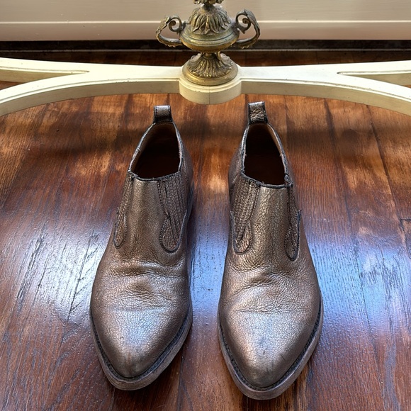 Frye Billie Shootie Bootie Metallic Size 10 - Picture 2 of 8